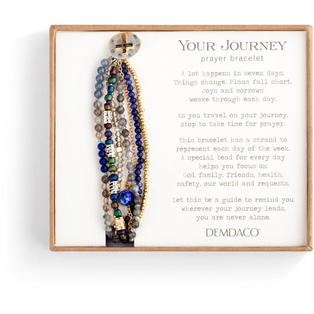 Indigo Prayer Bracelet - HER Home Design Boutique